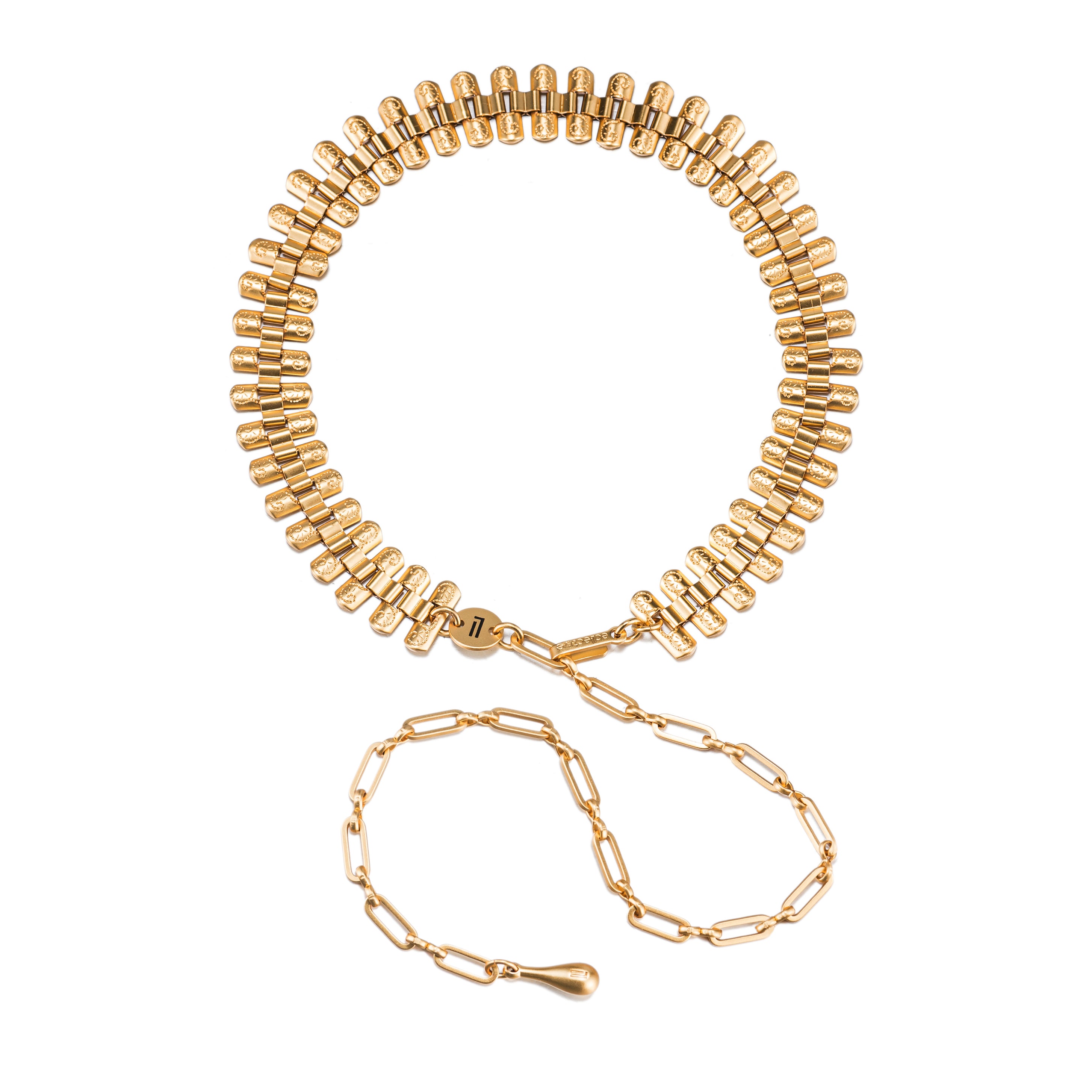 18K Gold Plated Designer Unisex Chocker 