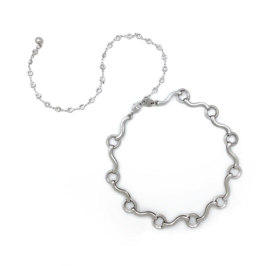 Smoke Rings Choker Necklace