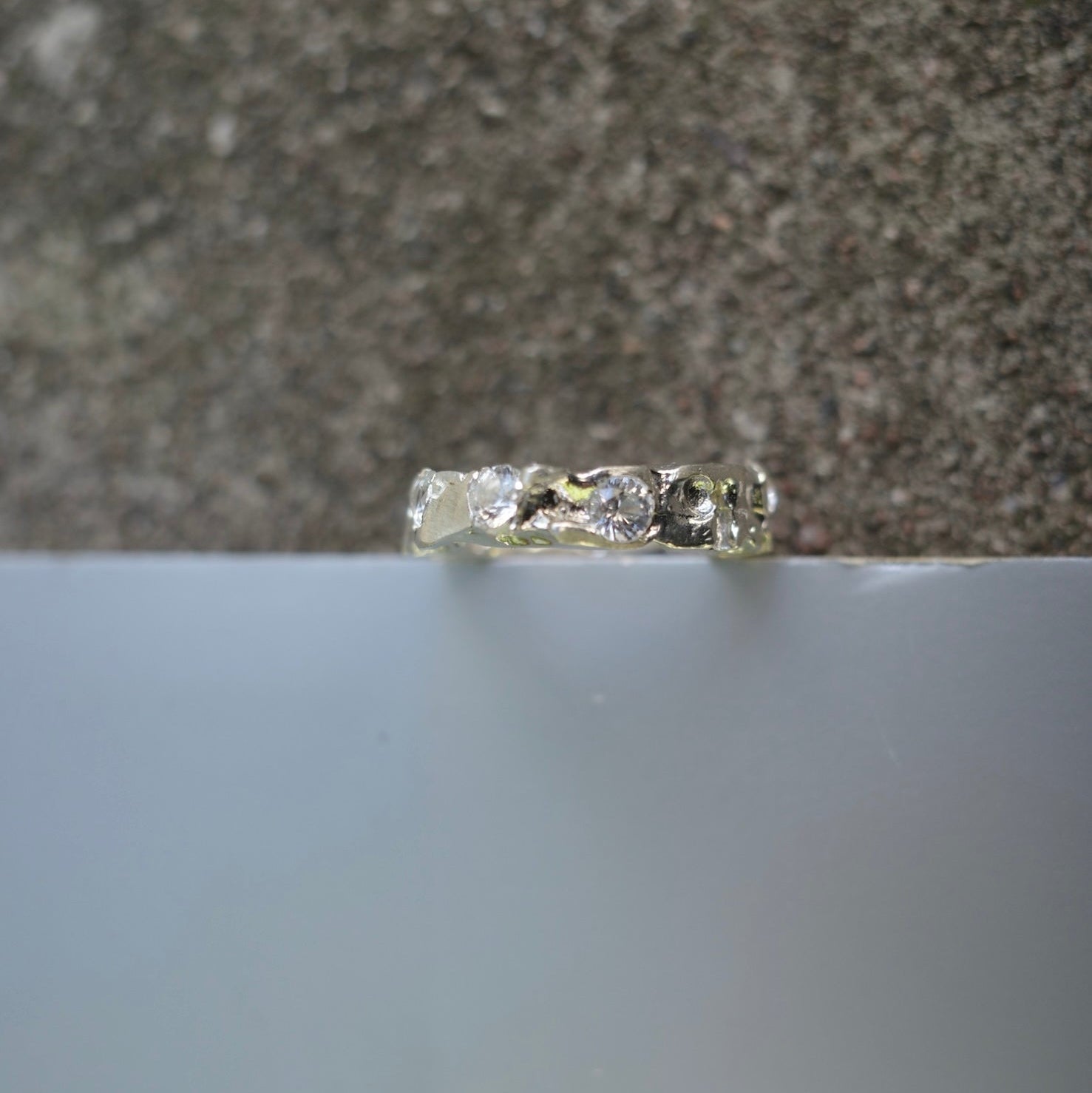 Silver Sapphire Ring