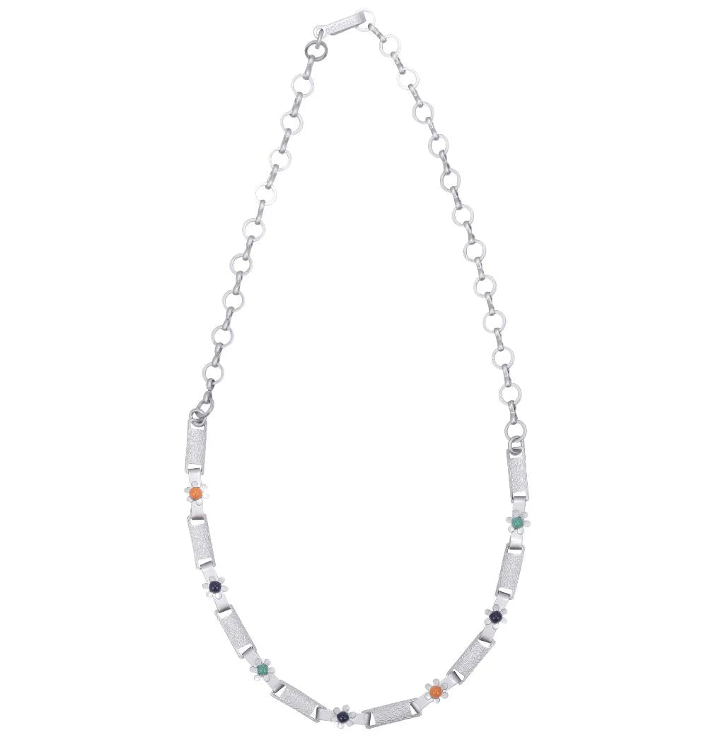 Silver Bloom Choker