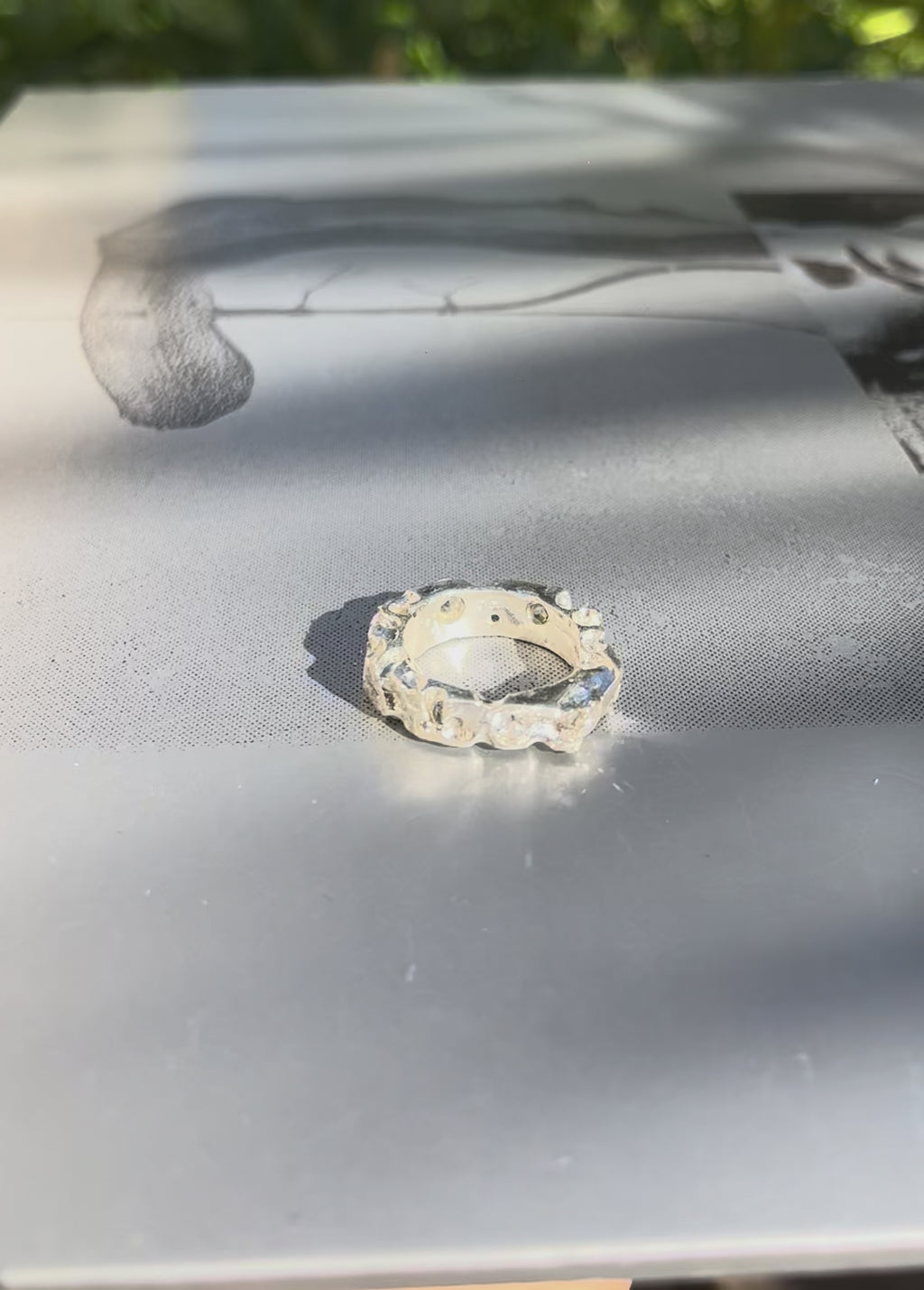 Silver Sapphire Ring